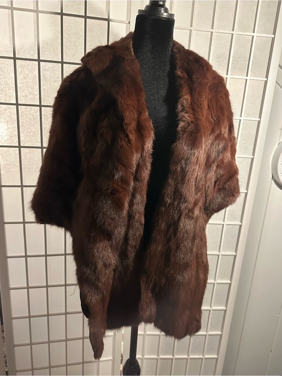 Kaufman Brothers Jackets & Blazers - Brown Fur Women's Coat - Luxe Genuine Fur Jacket